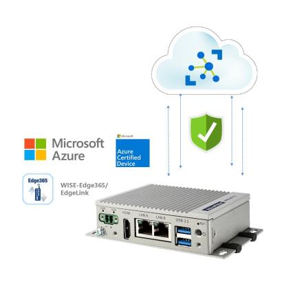 配备Intel®Celeron®N6210和Azure IoT Edge和EdgeLink容器版本的袖珍边缘物联网网关